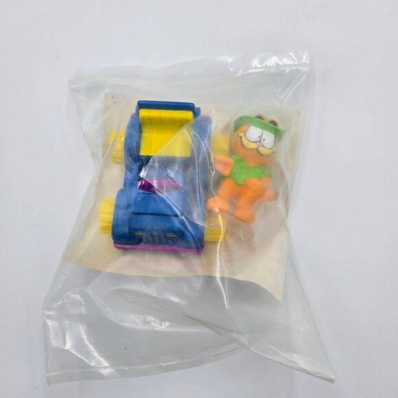 1989 Vintage Garfield McDonald’s Happy Meal Toy 4x4 New Sealed Read - Picture 4 of 5
